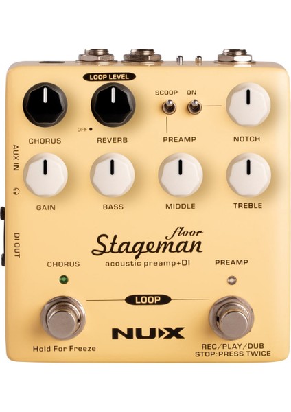 Nap-5 Stageman Akustik Enstruman Preamp & Dı Box