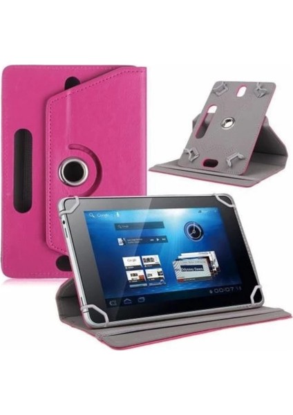 7" Universal Dönerli Standlı Tablet Kılıfı