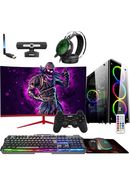 AMX15 AMD Ryzen 5 3600 8GB 1TB + 120GB SSD RX550 Freedos 27" Masaüstü Bilgisayar