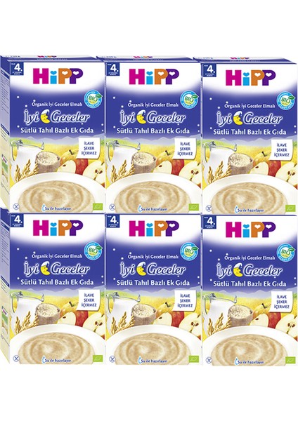 Iyi Geceler Sütlü Elmalı 250 gr x 6 Adet