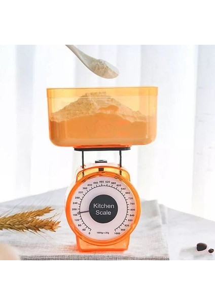 Ölçekli Hassas Mekanik Mutfak Tartısı - 1 kg