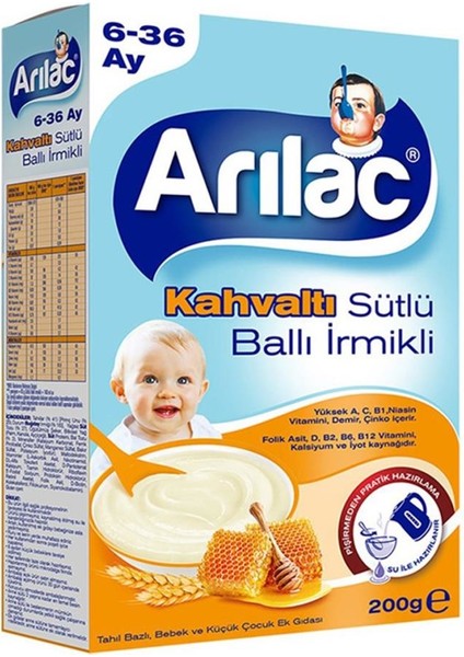 Instant Ek Gıda Ballı Irmikli Kahvaltı 200 gr