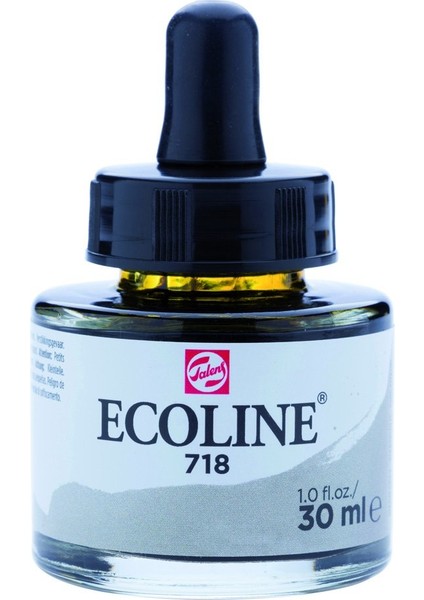 Ecoline Sıvı Suluboya - 718 Warm Grey