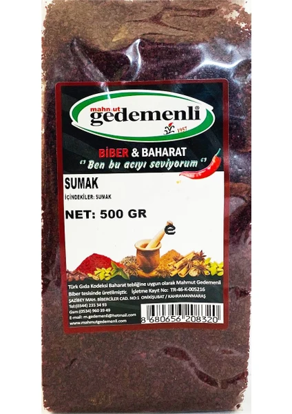 Sumak 500 gr