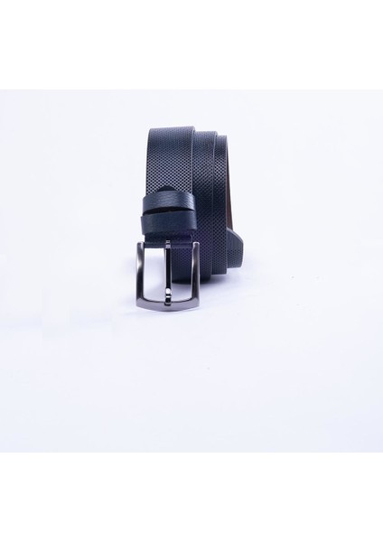 Deri Lüks 4cm Iğne Desen Spor Kemer