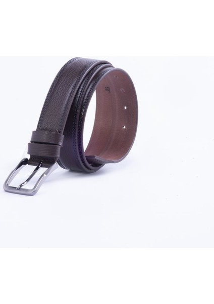 Deri Lüks 3.5cm Dikişli Spor Kemer