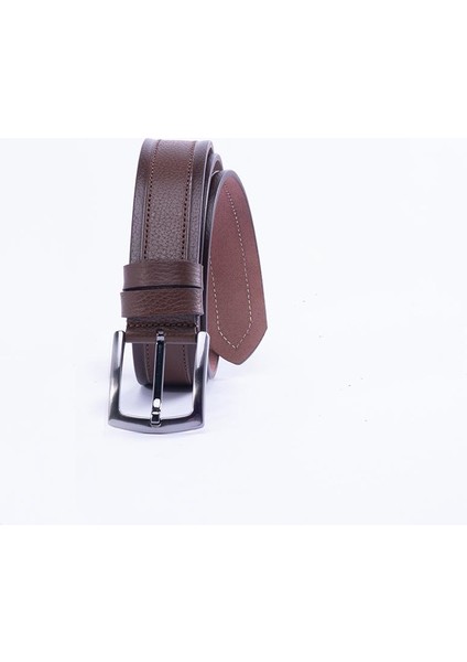 Deri Lüks 4cm Dikişli Spor Kemer