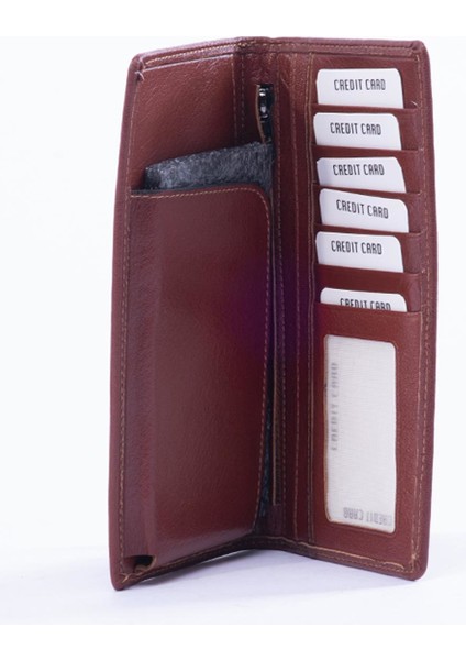 Deri Telefon Kılıflı Cüzdan