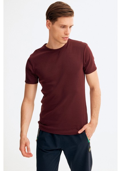Bisiklet Yaka Basic Tshirt