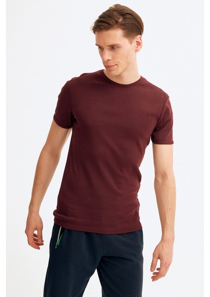 Bisiklet Yaka Basic Tshirt fiyatları