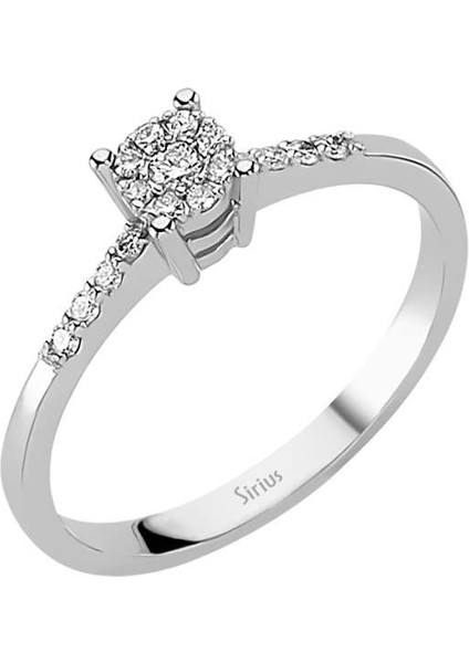 0,30 Karat Tektaş Görünümlü Pırlanta Yüzük 0417R0177 fiyatları