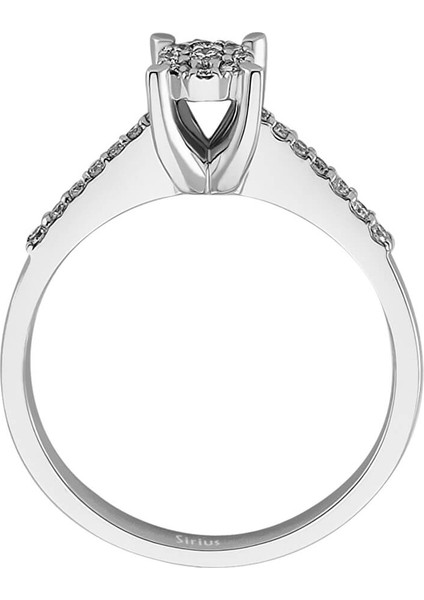 0,60 Karat Tektaş Görünümlü Pırlanta Yüzük 0417R0178 modelleri