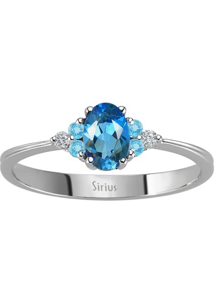 Pırlanta ve Topaz Cadenza Yüzük 0417R0272