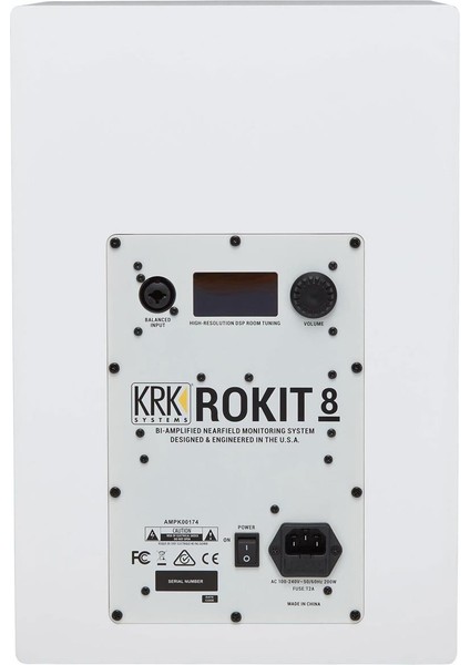 Rokit RP8G4WN 2 Yollu Aktif Monitörü (Beyaz)