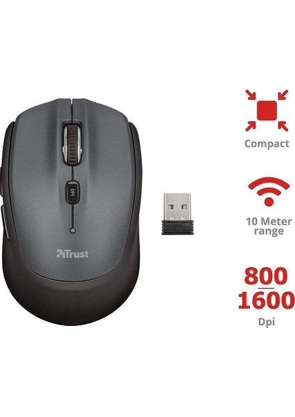 Nona Compact Kablosuz Mouse 5'li Avantaj Paketi