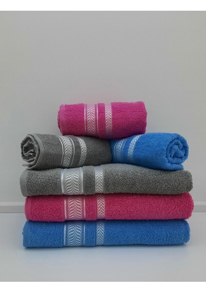 50X85/85X145 Pamuk Bukle El/banyo Havlusu Yıldız Set-1