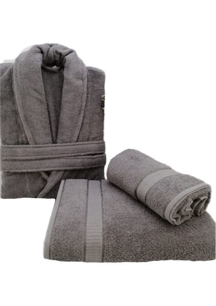 Seray Collectıon Pamuk BORNOZ/50X90/85X150 Set 3 Parça