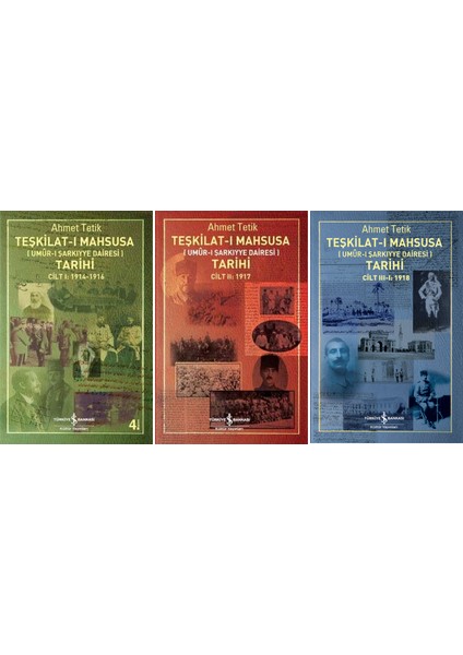 Teşkilat-I Mahsusa Tarihi 3 Cilt Set / Ahmet Tetik