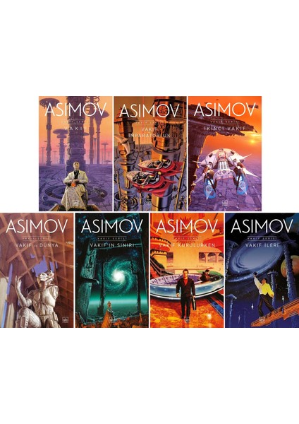 İkinci Vakıf - Vakıf Serisi - Vakıf'ın Sınırı - Vakıf ve Dünya - Vakıf Kurulurken - Vakıf İleri- Isaac Asimov