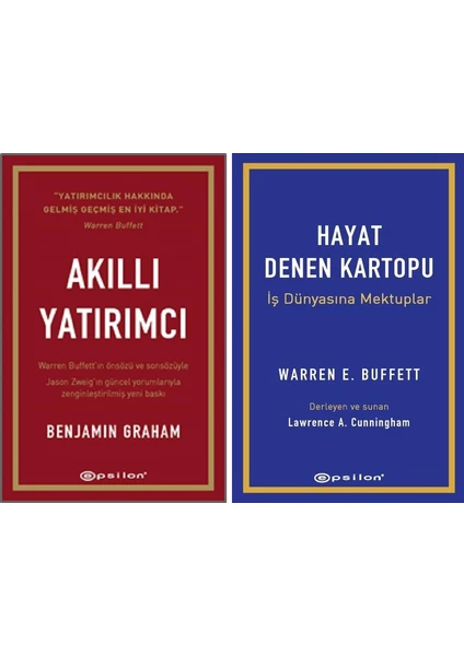 Akıllı Yatırımcı + Hayat Denen Kartopu 2 Kitap Set / Benjamin Graham - Warren E. Buffett