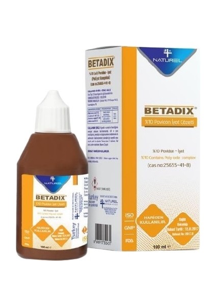 Naturel Betadix %10 Povidon Çözelti 100 ml