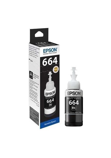 664 Siyah Orijinal 70ML Mürekkep