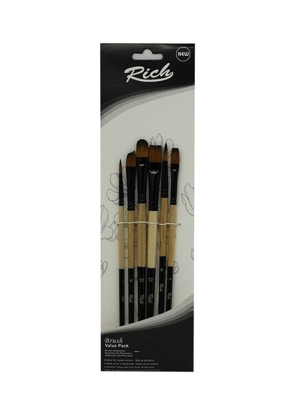 Rıch Yeni Seri Fırça Karma 6'lı Set 2