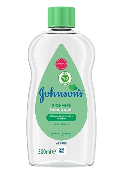 Johnsons Baby Bebe Yağı Aloe Vera 300 ml