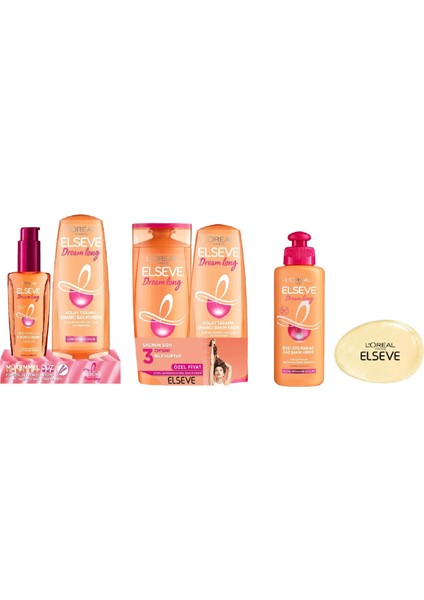 Elseve Uzun Saç Bakım Seti + Elseve Fırça