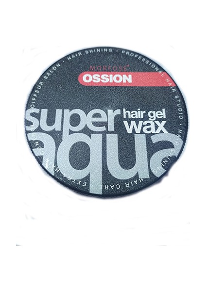 Ossıon Super Hair Gel Aqua Wax 150ML Siyah