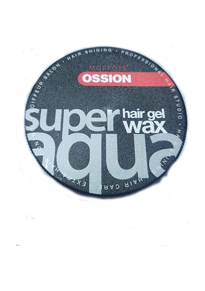 Morfose Ossıon Super Hair Gel Aqua Wax 150ML Siyah