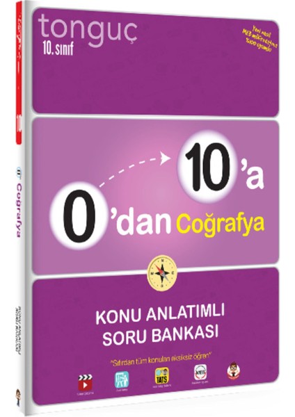 Tonguç Akademi Tonguç 10. Sınıf Sözel Konu Anlatımlı Soru Bankası Seti Kraft Defter