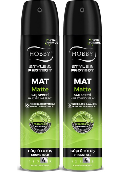 Saç Spreyi - Mat 250 ml x2