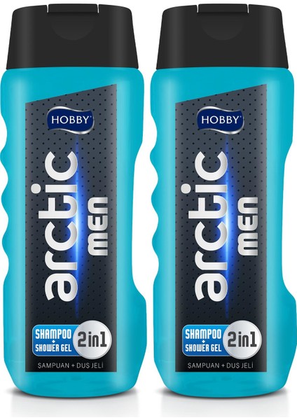 Men 2in1 Bwash+Shamp Arctic 400 ml x 2