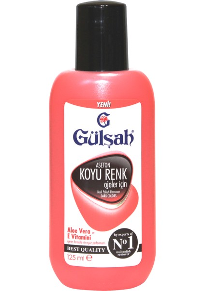 Aseton Koyu Renk Ojeler Için Pembe 125 ml