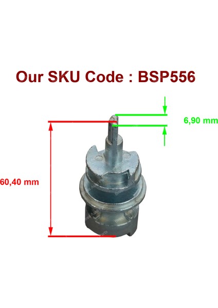 BSP556 VW Audi Skoda Ford İçin Kontakt Şaftı Tamir Parçası 4B0905851