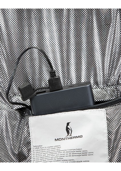 Isıtıcılı Erkek Yelek + Rezistanslı Mont modelleri