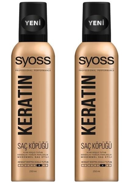 Keratin Köpük 250 Ml X 2 Adet