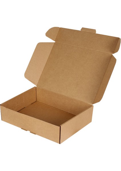 40x30x10cm Kilitli Kutu -Kraft 25'li