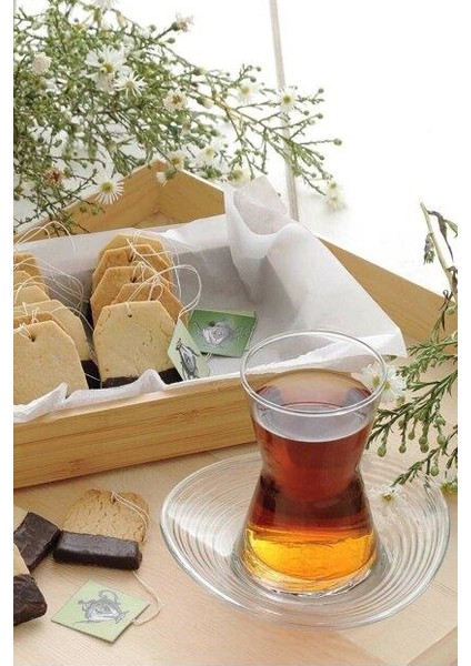 Derin Çay Bardak - Çay Bardağı Yeni Model 12 Li