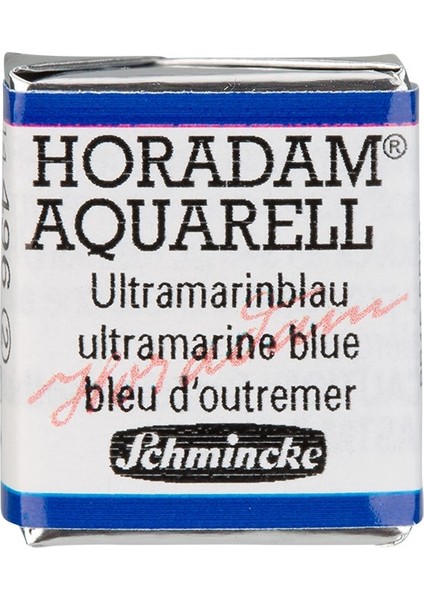 Horadam Yarım Tablet Sulu Boya Ultramarine Blue