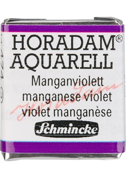 Horadam Yarım Tablet Sulu Boya Manganese Violet
