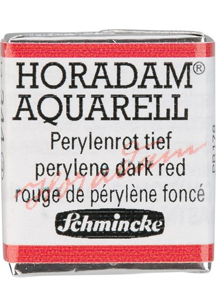 Horadam Yarım Tablet Sulu Boya Perylene Dark Red