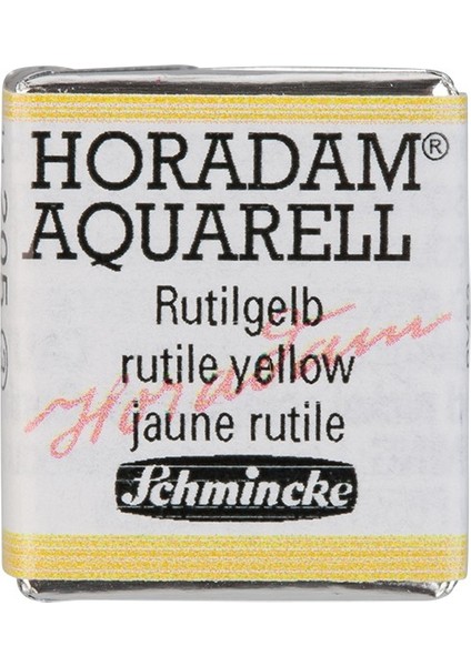 Horadam Yarım Tablet Sulu Boya Rutile Yellow