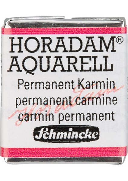Horadam Yarım Tablet Sulu Boya Permanent Carmine