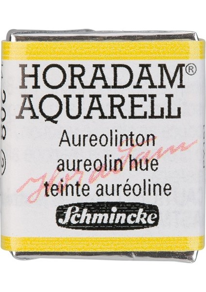 Horadam Yarım Tablet Sulu Boya Aureolin Modern