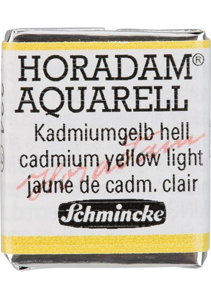 Horadam Yarım Tablet Sulu Boya Cadmium Yellow Light