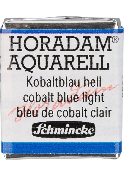 Horadam Yarım Tablet Sulu Boya Cobalt Blue Light