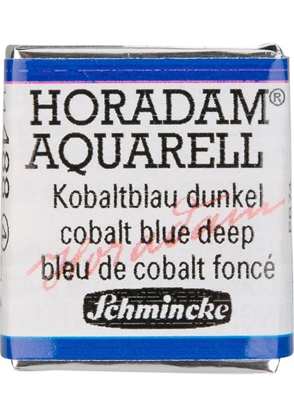 Horadam Yarım Tablet Sulu Boya Cobalt Blue Deep