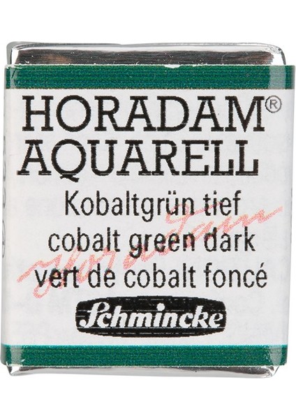 Horadam Yarım Tablet Sulu Boya Cobalt Green Dark